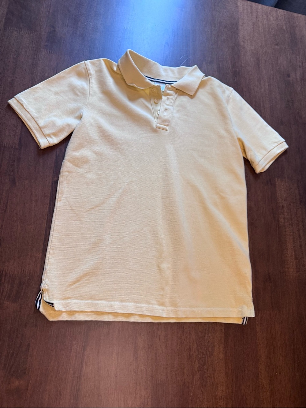 Boys size 12 Yellow Polo Shirt - Classic Short Sleeve